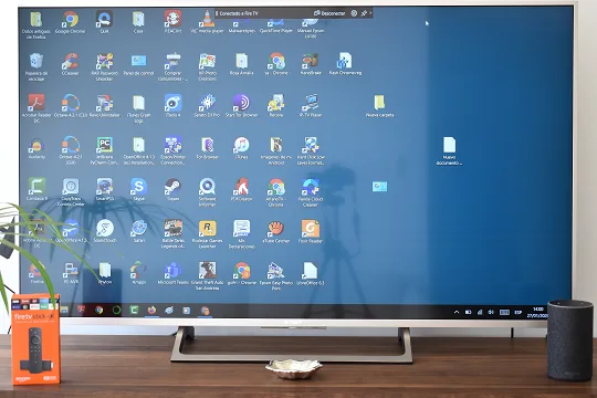 Bureau Windows 10 sur TV