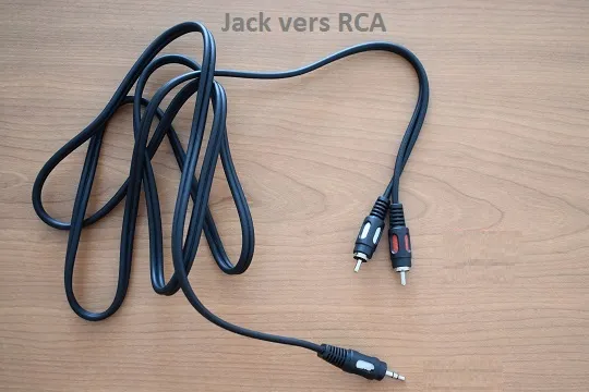 Câble Jack vers RCA
