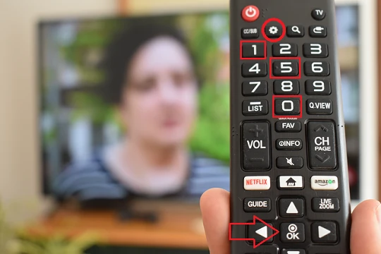 Combinaison de touches pour accéder au menu caché d'un téléviseur connecté LG