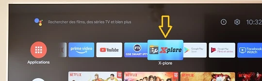 icone X-Plore sur smart tv android