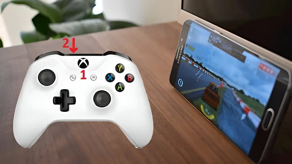 Manette Xbox One and smartphone Android